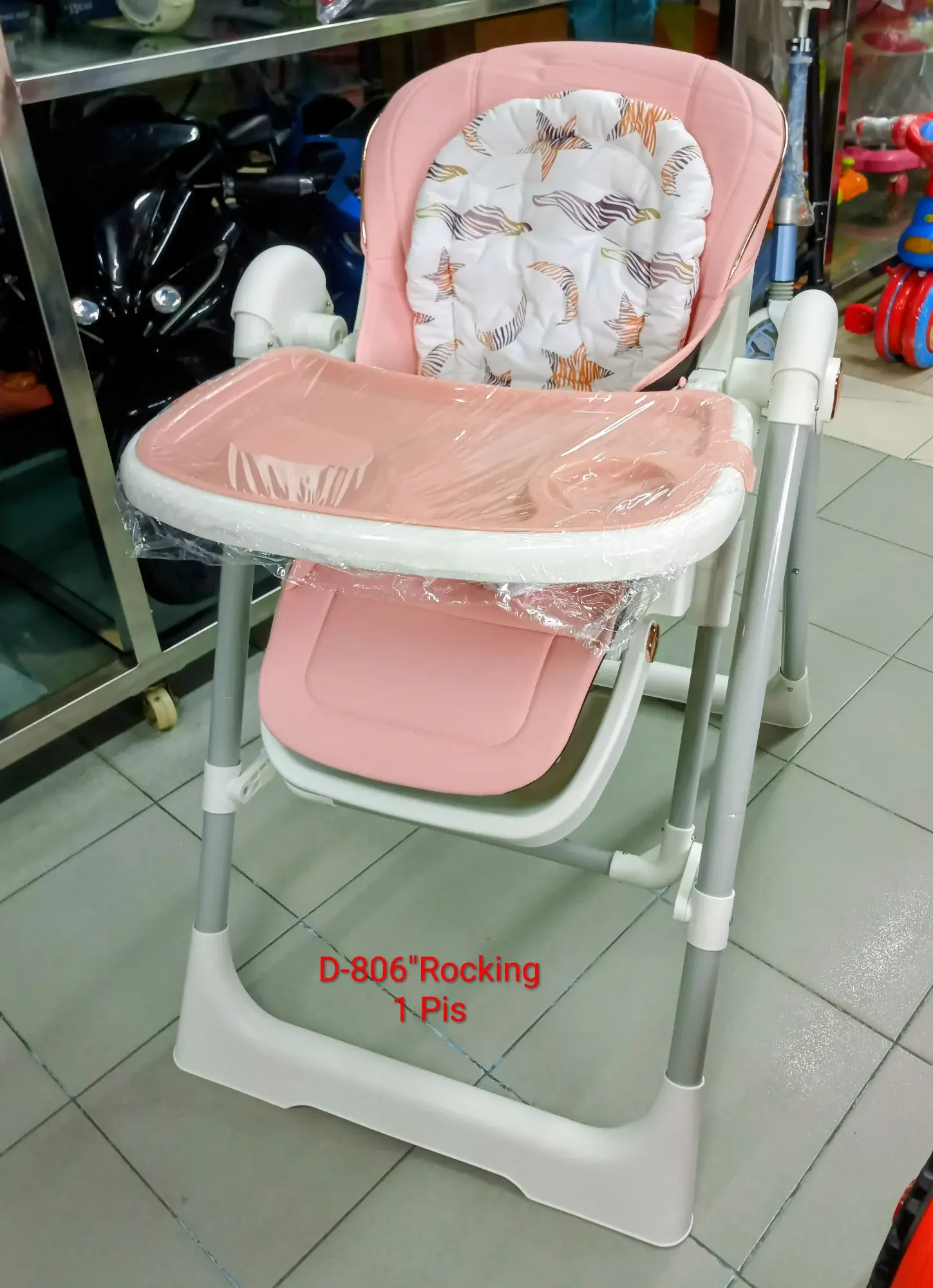 Baby High Chair D-806 + Rocking